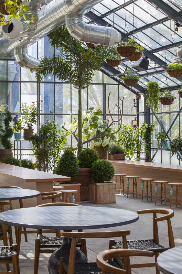 dining room at Roy Choi’s Commissary on Gardenista